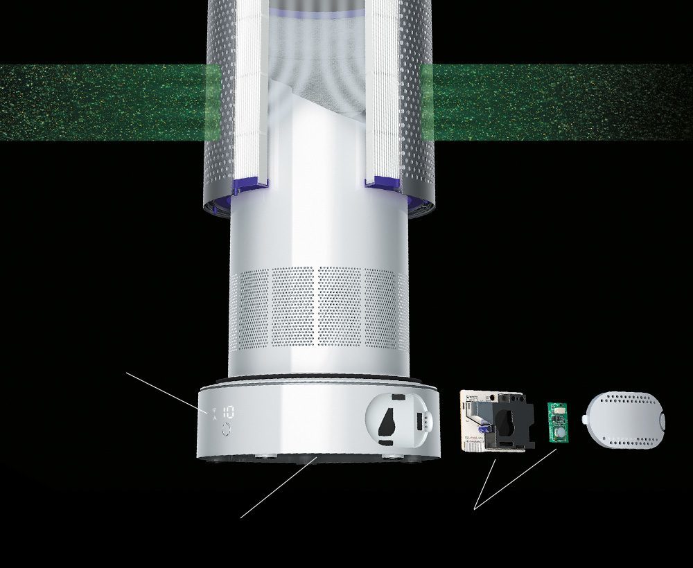 ダイソン ピュア クール リンク空気清浄機能付ファン - 自動で空気の状態をモニター、反応、清浄します。