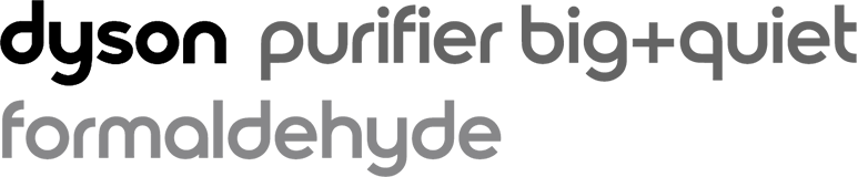 Purifier Big+Quiet Formaldehyde logo