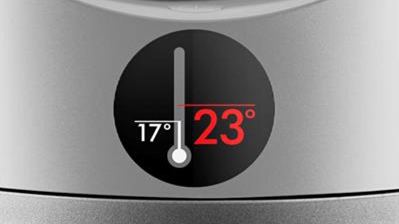 The LCD screen showing Auto mode.