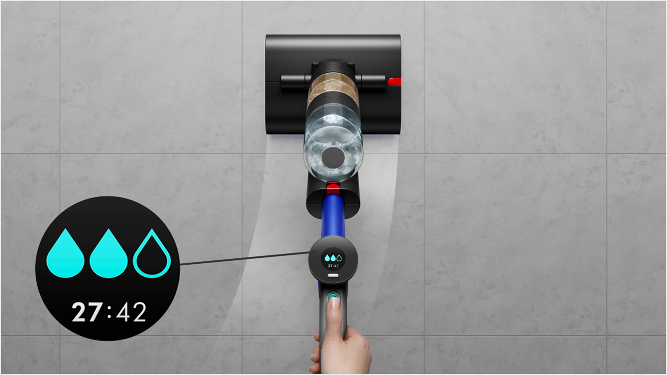 Dyson WashG1正在使用中模式