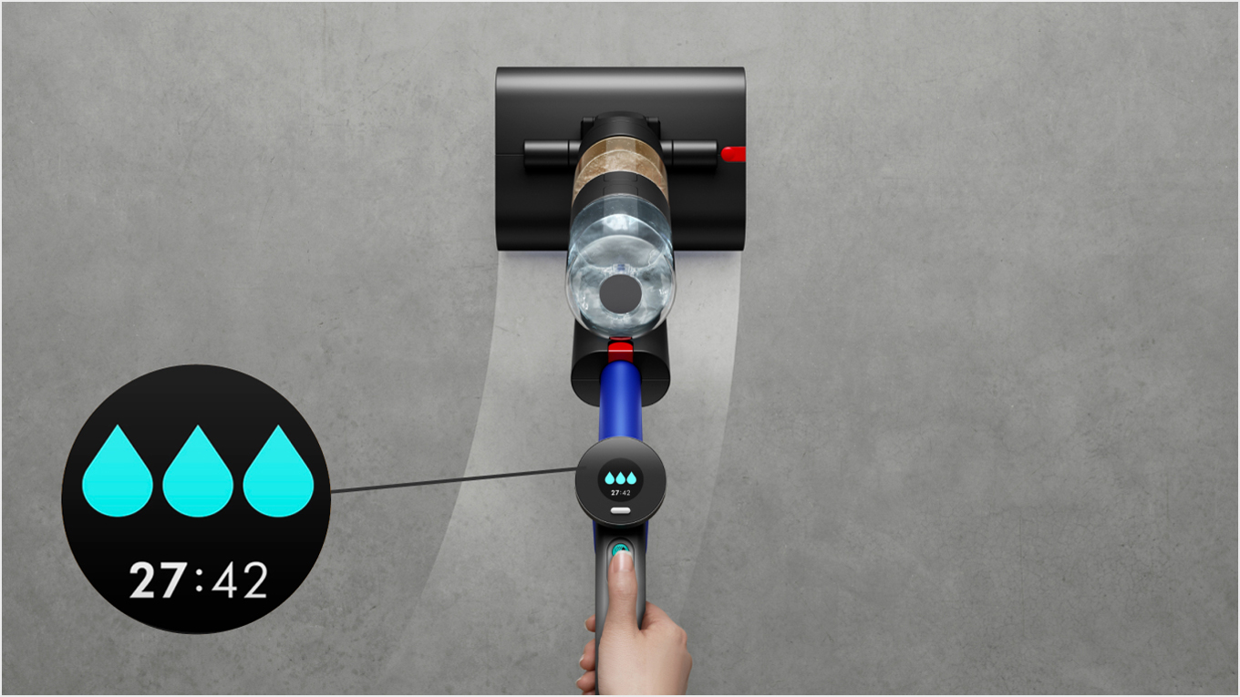 Dyson WashG1正在使用高模式