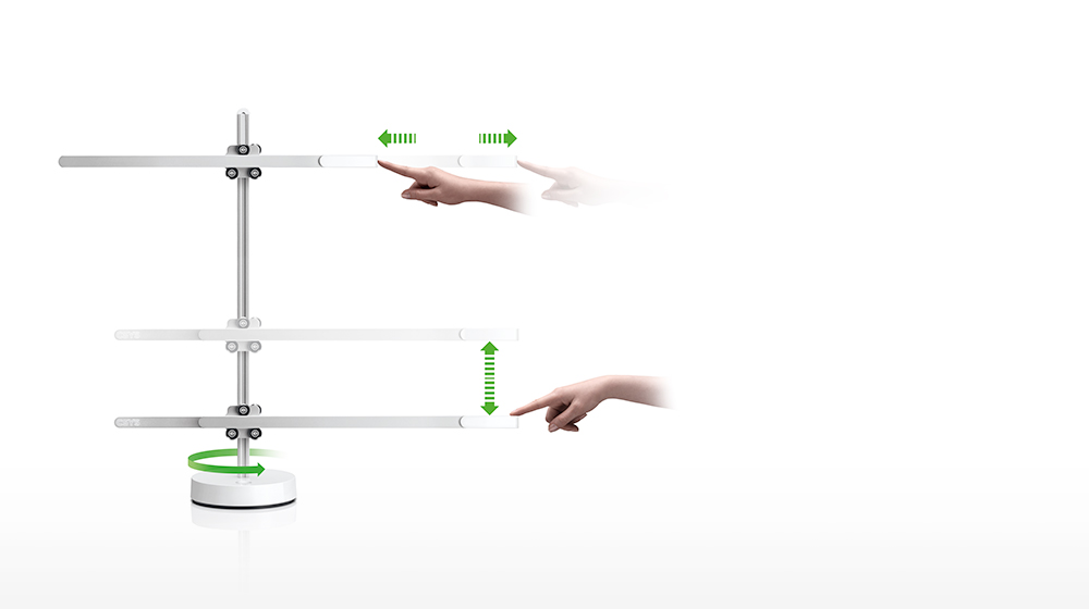 3 Axis Glide™ motion