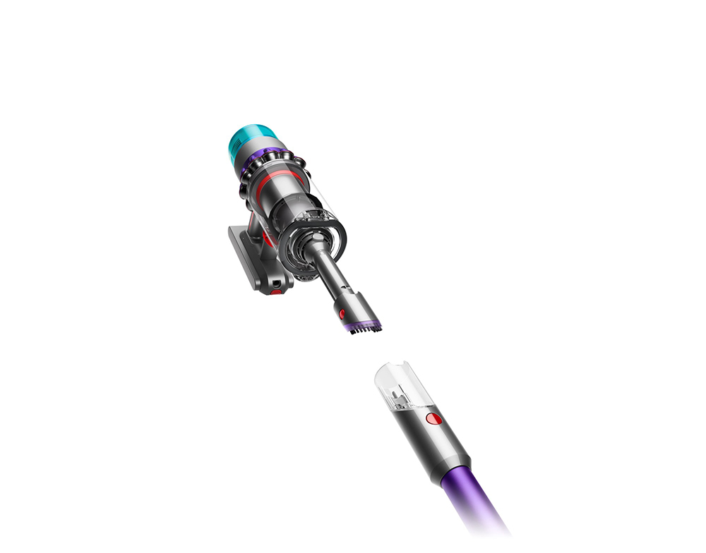 Close-up of the Dyson Gen5detect vacuum as a handheld.