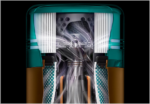 A cutaway of a Dyson Hyperdymium motor.