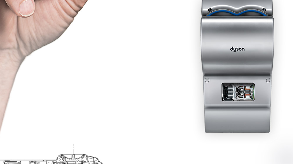 image of a Dyson Mk2 hand dryer