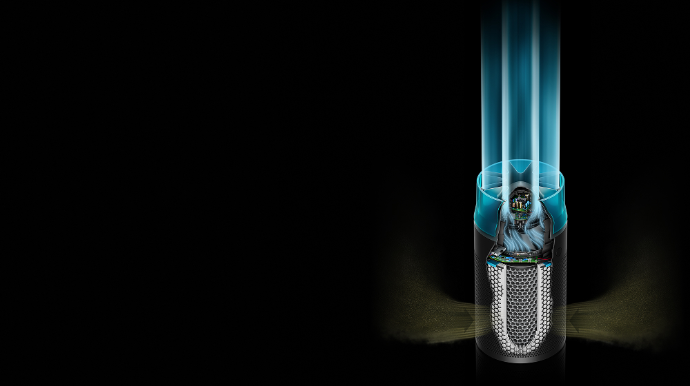 Dyson HushJet™ Compact 空氣清淨機 的星形靜音配件組合。