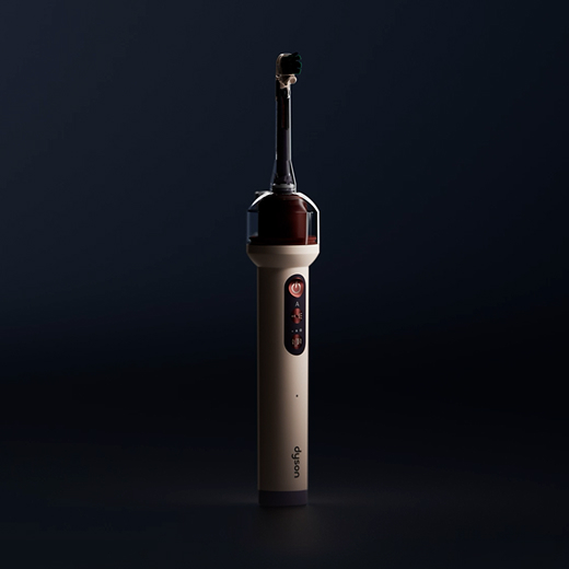 Dyson CameraJet electric toothbrush and flosser.