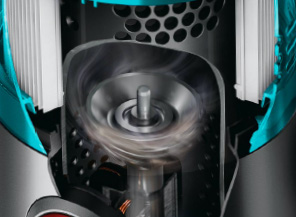 Cutaway of the Dyson Hyperdymium™ motor.