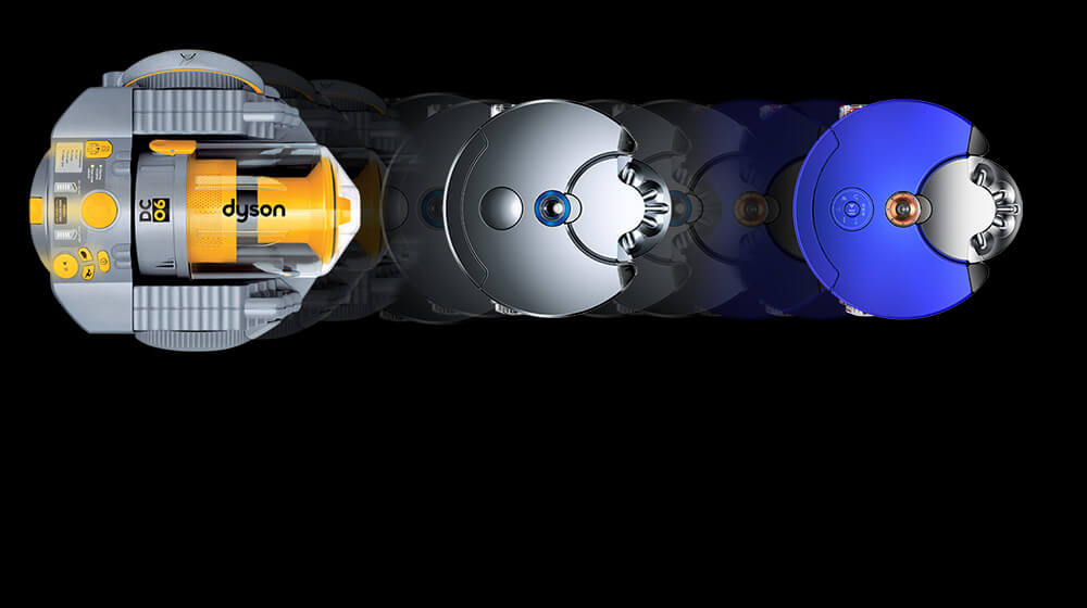 Dyson吸塵機器人的演進