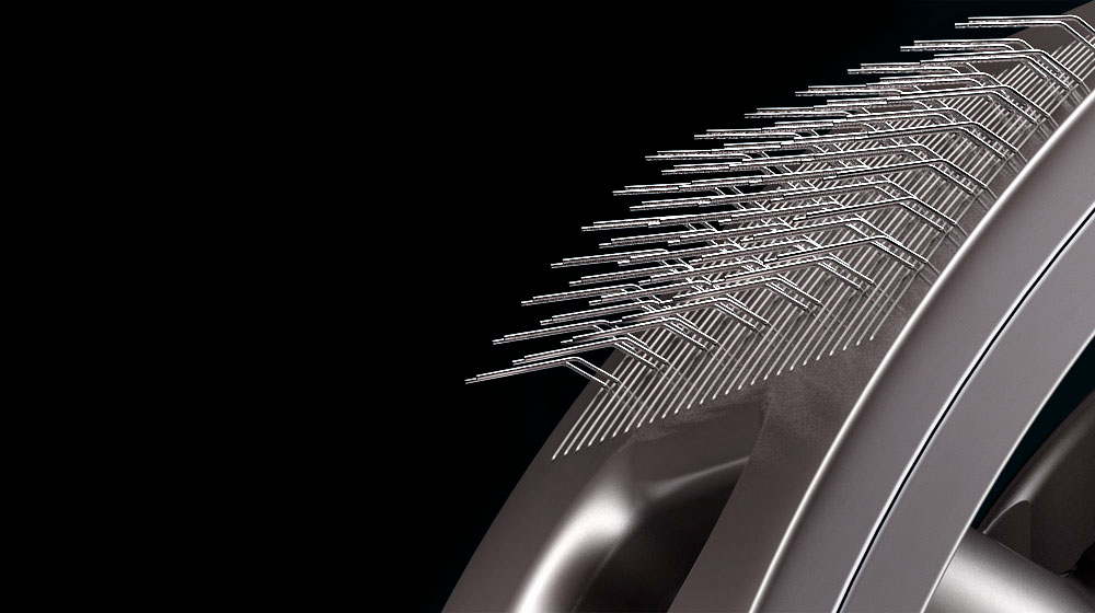 Bristles close up