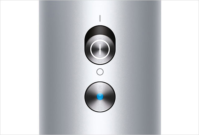 Увеличенное изображение кнопки подачи холодного воздуха