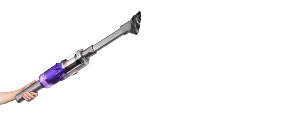 Dyson Omni-glide™ vacuum in handheld mode.