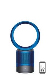 Dyson purifier fan in iron and blue  colourway