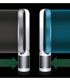 Purifies all year-round. Cools in summer